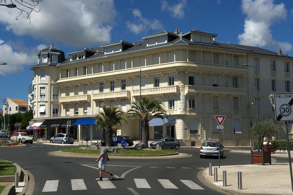 Royan, conche de Pontaillac, front de mer